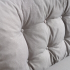 Icon Rattan Bahçe Balkon Oturma Takımı 2+1+1+Camlı Masa Kemik Rengi-4