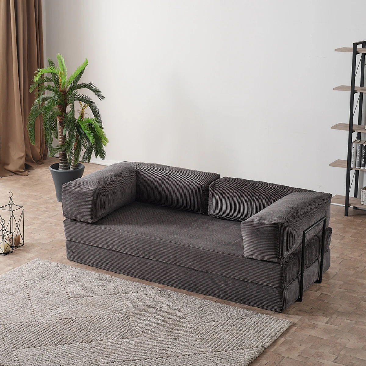 Lounge Aktivite Koltuğu Çok Amaçlı Koltuk Yatak Antrasit