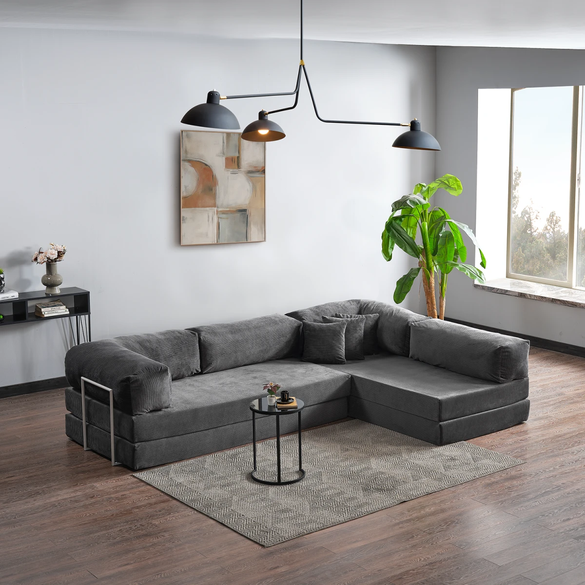 Legom Petek Aktivite Koltuğu Yatak Olabilen Çok Amaçlı Kanepe L Koltuk Antrasit