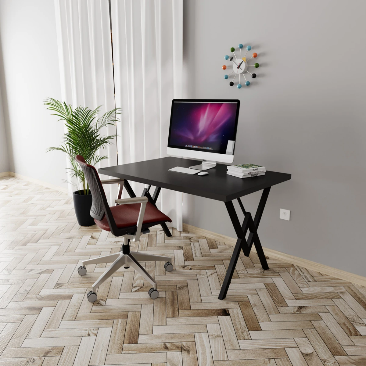 Parla Çalışma Masası Siyah