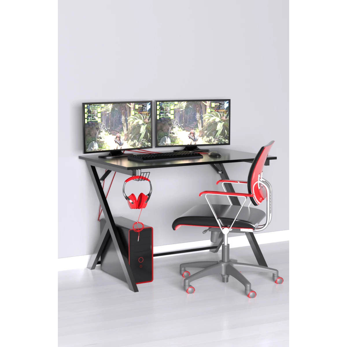 Milenyum Profesyonel Oyuncu Masası Siyah