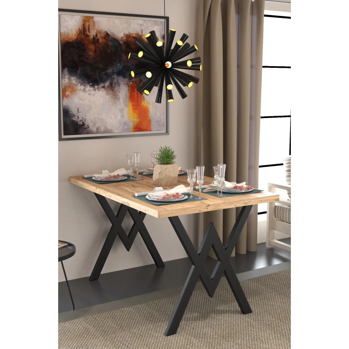 Parla Mutfak Masası Atlantik Çam