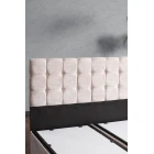 Bengü Çift Kişilik Baza Başlık Set Krem 150*200-1