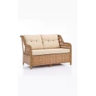 Eren Rattan Bahçe Balkon Takımı 2+1+1 Kahve-0