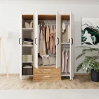 Aden 4 Kapak 2 Çekmeceli Gardırop-1