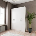 Gabi 4 Kapaklı Gardırop  Beyaz-0