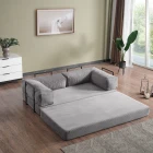 Lounge Aktivite Koltuğu Çok Amaçlı Koltuk Yatak Gri-1