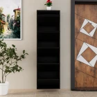 5 Kapaklı Metal Ayakkabılık Siyah -1