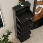 Kilitli 5 Kapaklı Metal Ayakkabılık Antrasit-5