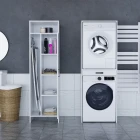 Lora Çamaşır Makinesi Dolabı Çok Amaçlı Dolap Beyaz-2