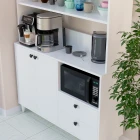 Silva Kahve Köşesi Çok Amaçlı Dolap Beyaz-3