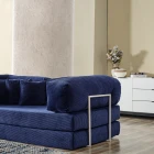 Legom Stil Aktivite Koltuğu Yatak Olabilen Çok Amaçlı Kanepe Mavi-3