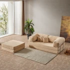 Legom Alis Aktivite Koltuğu Yatak Olabilen Çok Amaçlı Kanepe Bej-0