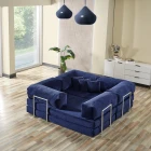 Legom Lucas Aktivite Koltuğu Yatak Olabilen Çok Amaçlı Kanepe L Koltuk Mavi-0