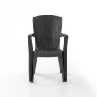 Side 4'lü Rattan Sandalye Siyah-0