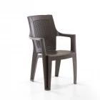 Efes 2'li Rattan Sandalye Kahve-2
