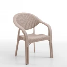 Bamboo 2'li Rattan Sandalye Cappuccino-1