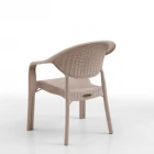 Bamboo 4'lü Rattan Sandalye Cappuccino-2