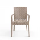 King 4'lü Rattan Sandalye Cappuccino-0