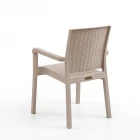 King 4'lü Rattan Sandalye Cappuccino-2