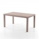 Bamboo 6 Kişilik Rattan Masa Sandalye Takımı Cappuccino-1