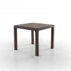 King 2 Kişilik Rattan Masa Sandalye Takımı Kahve-2
