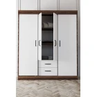 Fulya 4 Kapak 2 Çekmece Gardırop-2