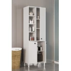 Selen Çok Amaçlı Mutfak Banyo Dolabı Beyaz-1
