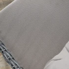 Joy Rattan Puflu Bahçe Balkon Takımı 3+1+1+ Camlı Masa Gri-4