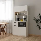 Arya Kahve Köşesi Çok Amaçlı Dolap Beyaz-0
