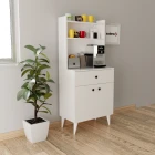 Biga Kahve Köşesi Çok Amaçlı Dolap Beyaz-1