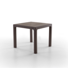 King 2 Kişilik Rattan Masa Sandalye Takımı Kahve-2