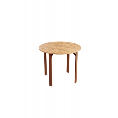 Trend Yuvarlak Masa Atlantik Çam Kahve