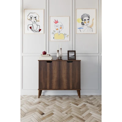 Elegant 2 Kapaklı Dekoratif Konsol Barok Ceviz Elegant 2 Kapaklı Dekoratif Konsol Barok Ceviz