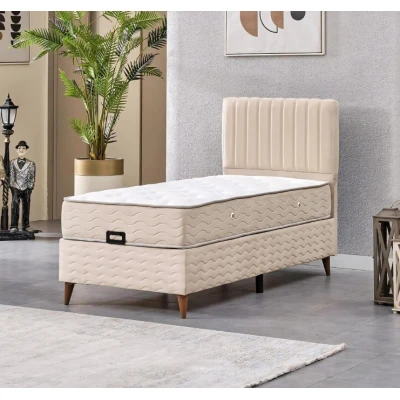 Ezgi Tek Kişilik Baza 90x190 188 Krem