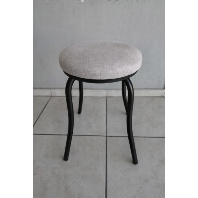 Metal Ayaklı Tabure Siyah Ayak