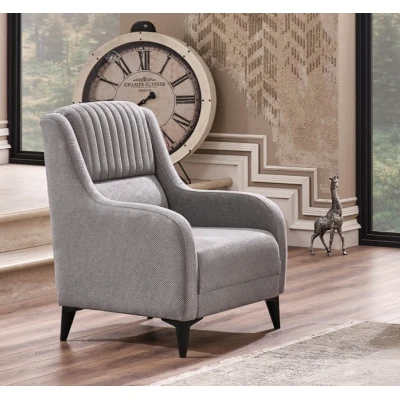 Yeni Emily Tekli Berjer HMS02 Açık Gri